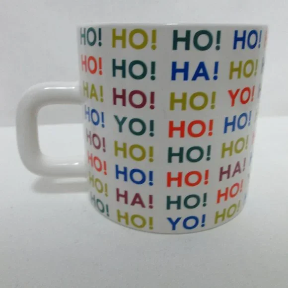 Kate Spade Saturday Ho! Ha! Yo! Mug Cup Microwave & Dishwasher Safe - Picture 6 of 13